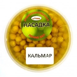 Горох насадковий для риболовлі, Art Fishing, банку, 250 мл, смак Кальмар